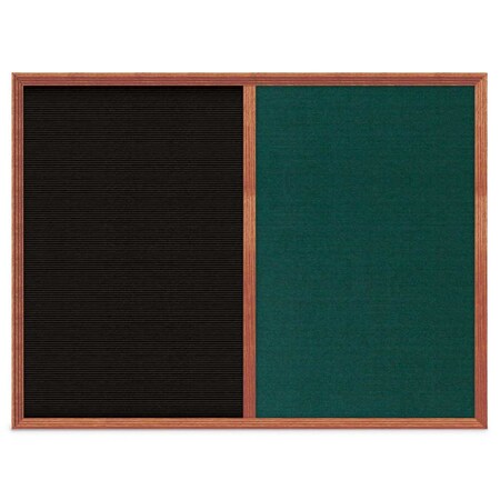 United Visual Products Slim Style Indoor Enclosed Corkboard, 12", UV500SC-GOLD-ULTMAR UV500SC-GOLD-ULTMAR